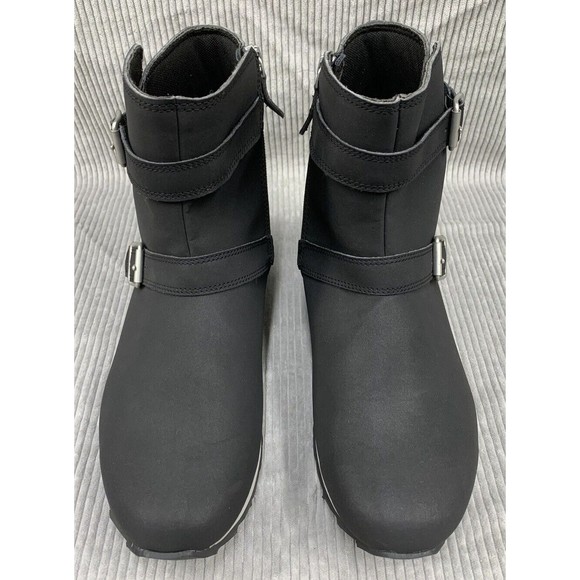 Merrell Alpine Buckle Waterproof Boots Womens Size 11 Black J002348 Light Weight - Picture 4 of 14